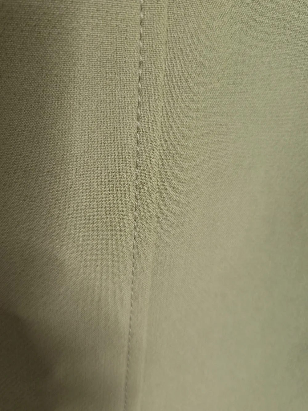 Halogen Slimming Panelled Olive Green Pencil Skirt Panelled Design Size 8